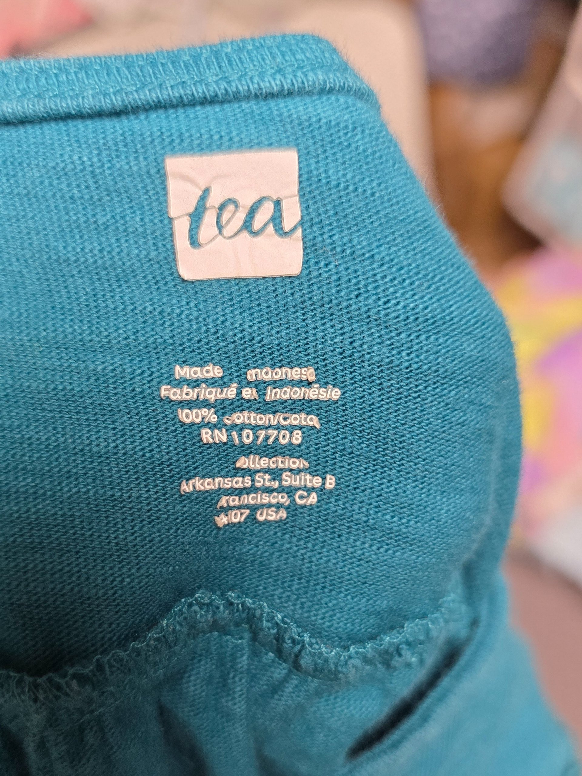 TEA - Size 4 - GENTLY USED - Teal dress product image (3)