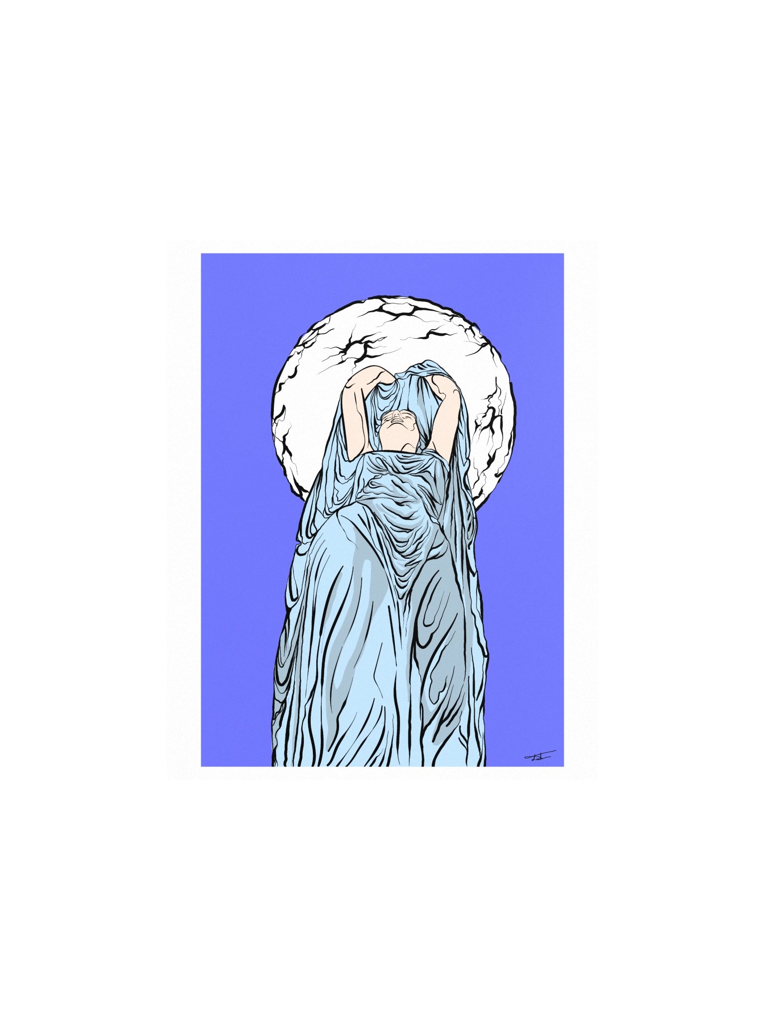 "Moon Light" Art Print product image (3)