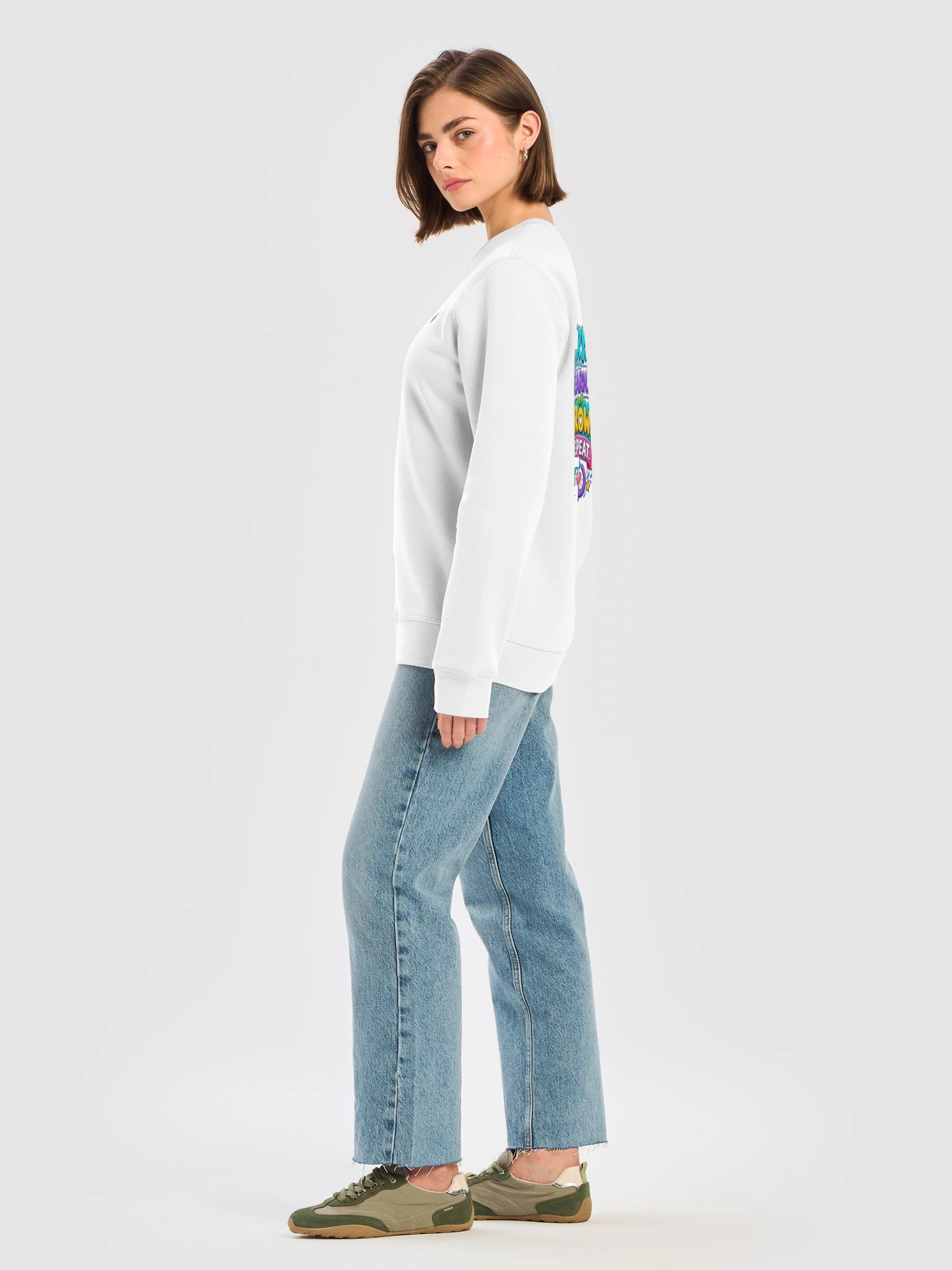 Stanley/Stella Unisex Organic Inspirational Sweatshirt - Try. Learn. Grow. Repeat. product image (6)