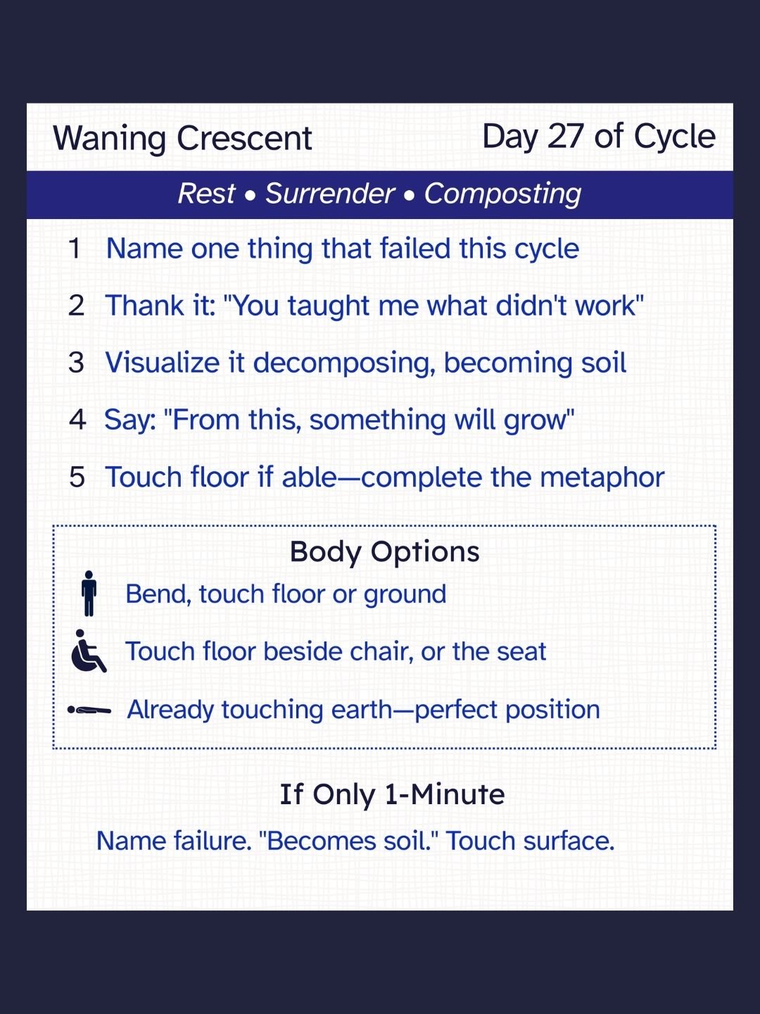 Moon Ritual Cards Printable | 30 Quick Practices for Every Body | ADHD Witch | Neurodivergent Friendly product image (6)