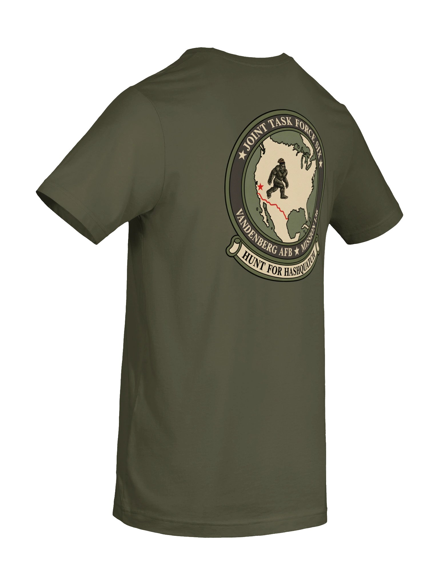 JTF-6 Vandenberg T-Shirt — Hunt for Hashquatch product image (8)