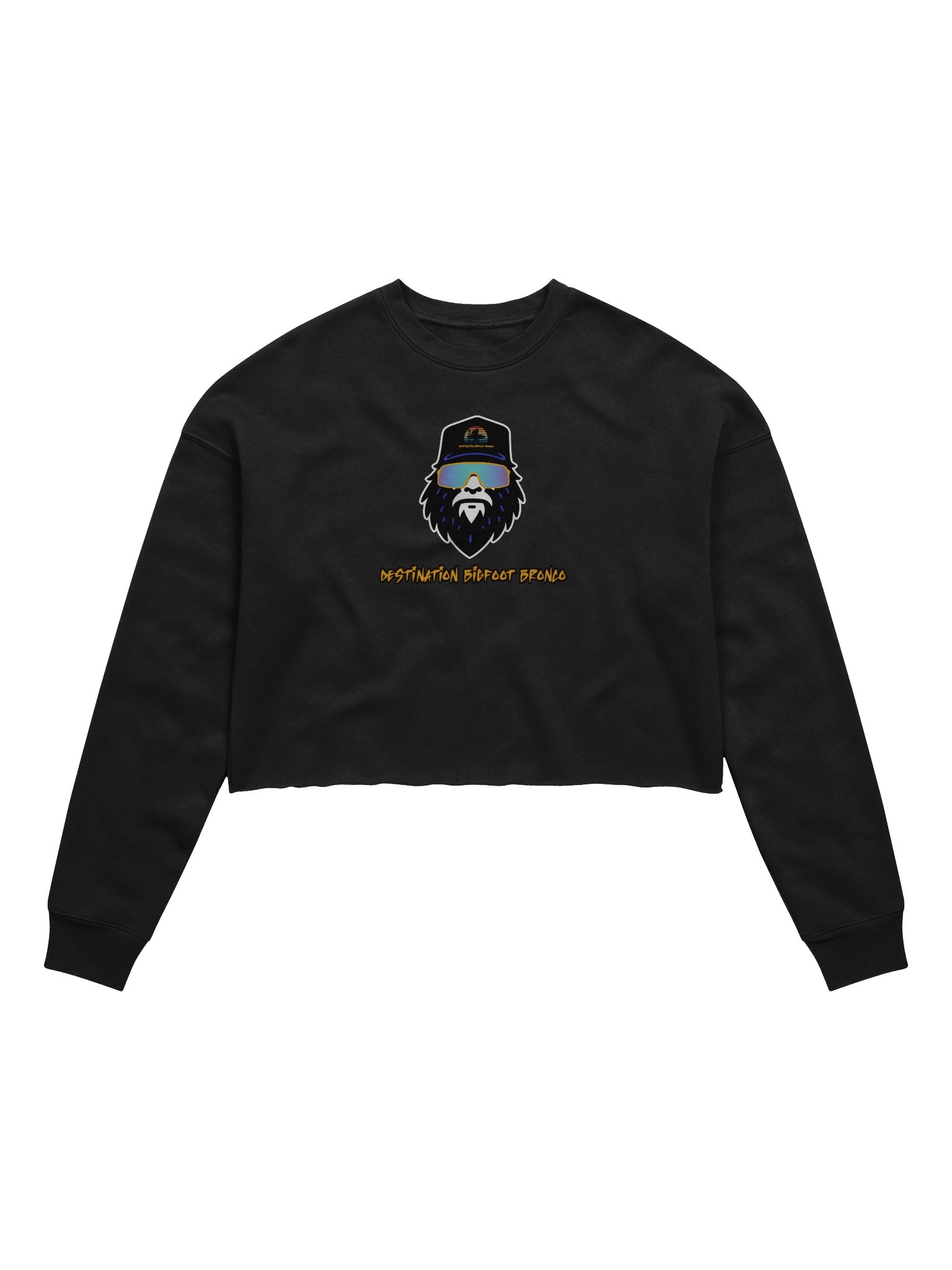 Destination Bigfoot Bronco Bigfoot Logo Bella+Canvas Women's Fleece Crop Sweatshirt (Multiple Colors Available) product image (3)