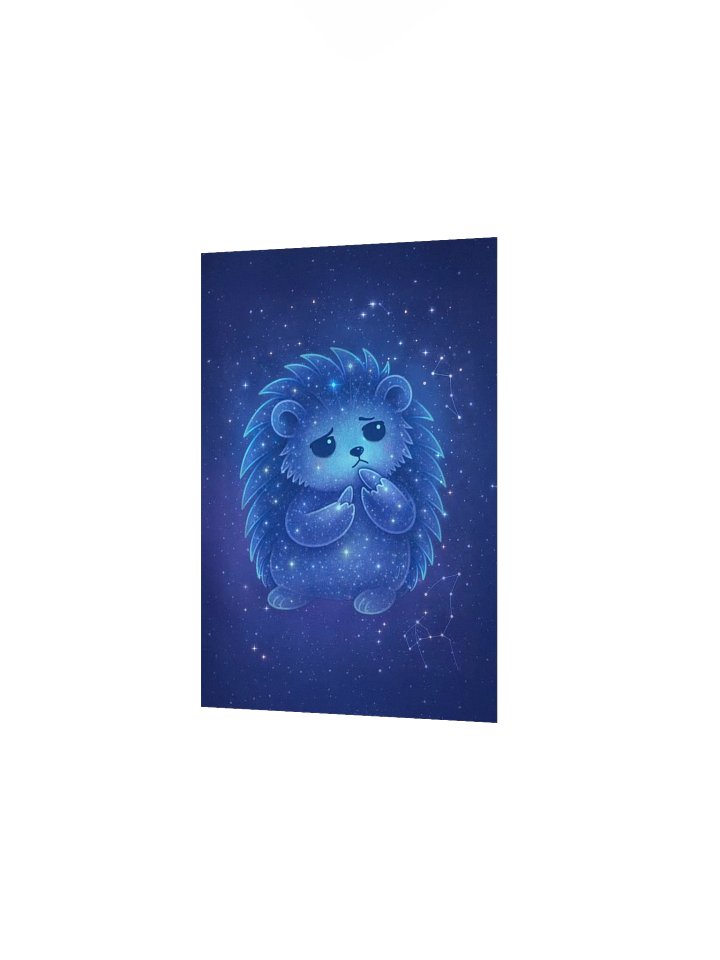 Zodiac hedgie Cancer matte poster product image (5)