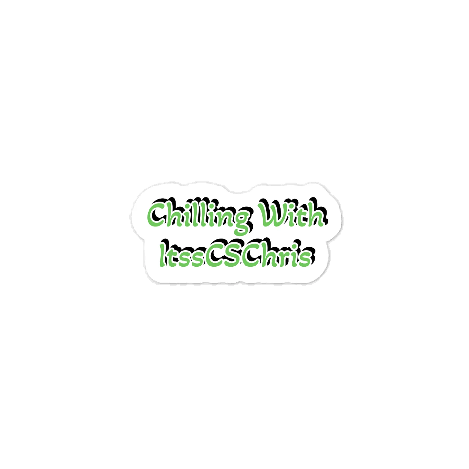 Chilling With ItssCSChris Sticker product image (1)