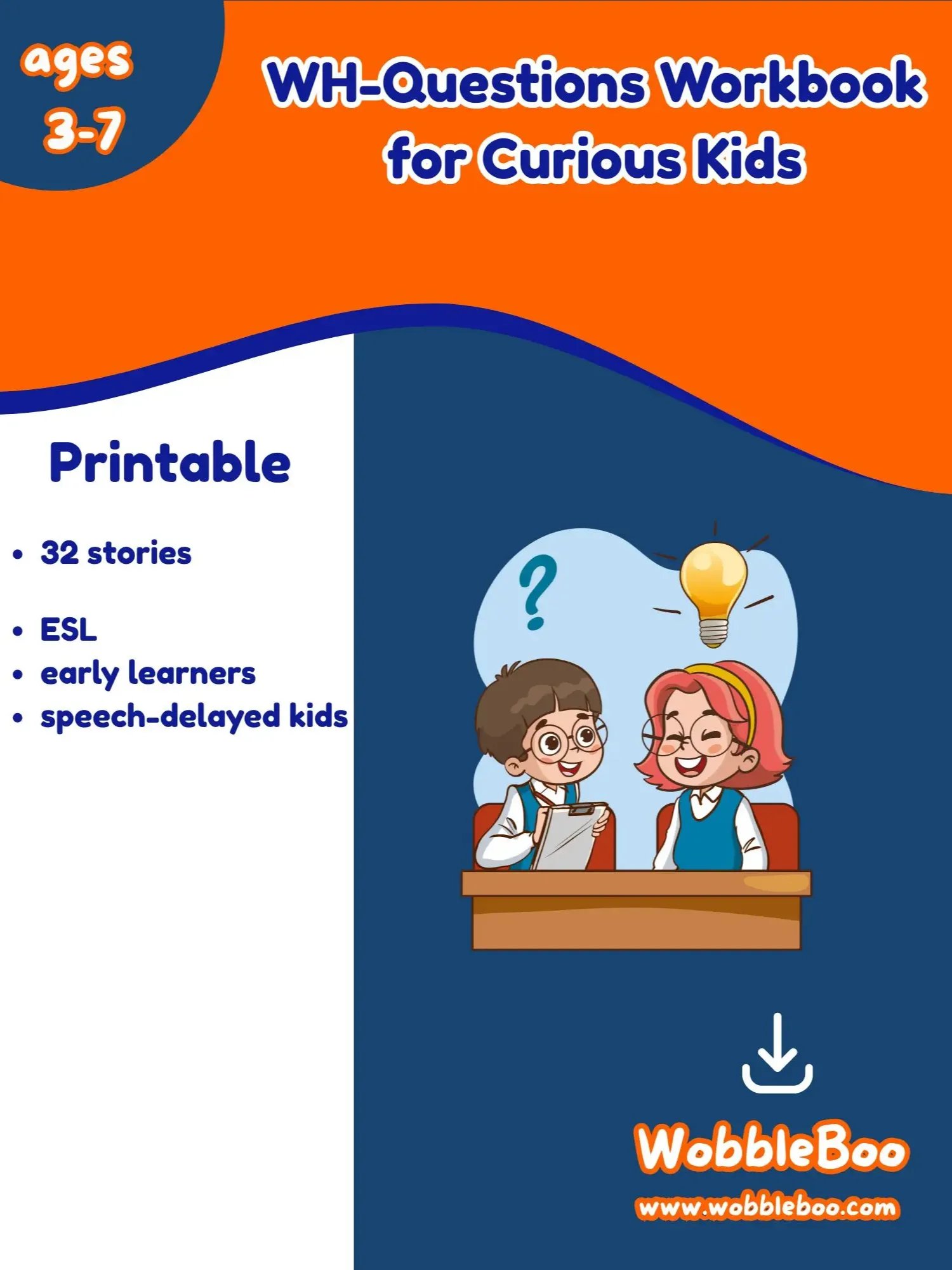 WH-Questions Worksheets product image (1)