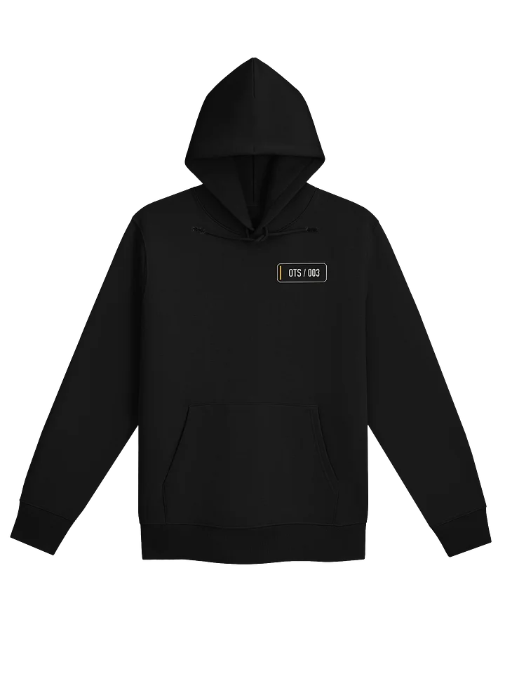 OTS 003 Minimal Black Hoodie product image (1)