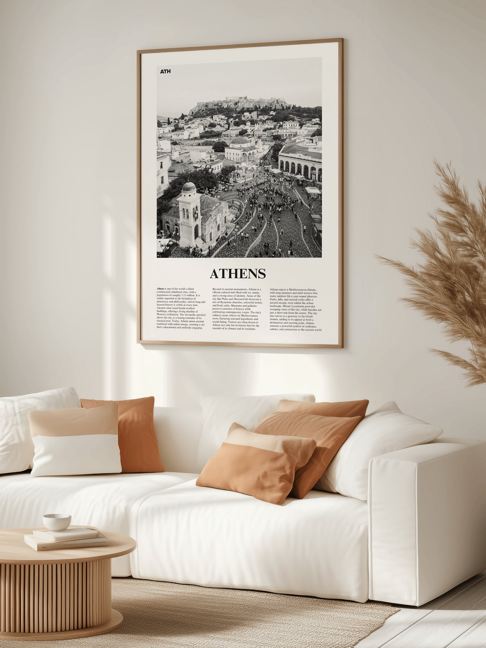 Athens 01 Newspaper Poster | Framed product image (3)