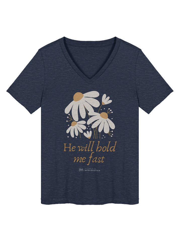 He Will Hold Me Fast Relaxed V-Neck product image (3)