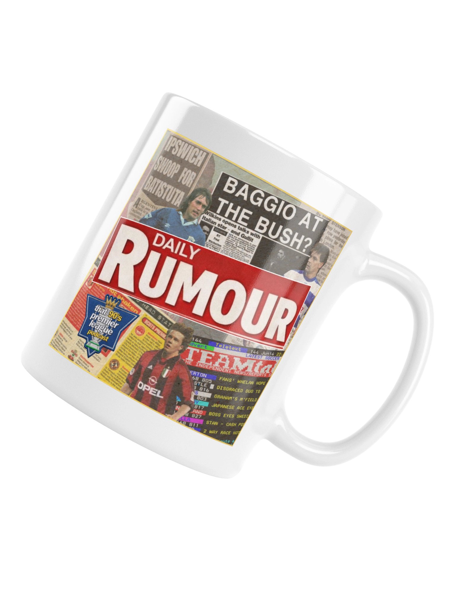Daily Rumour 90s Football Mug product image (6)