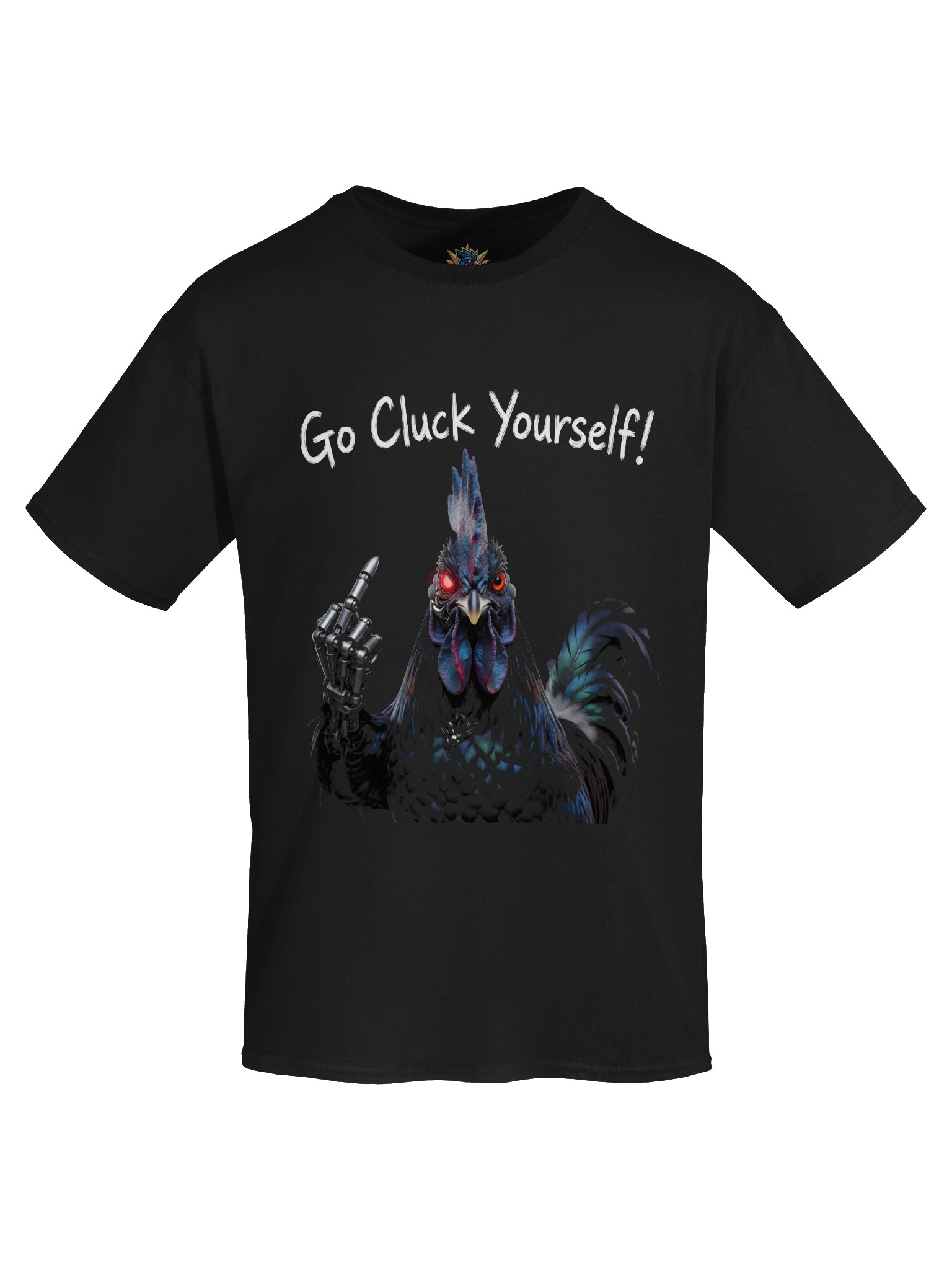 Go Cluck Yourself Robot Rooster Tee product image (5)