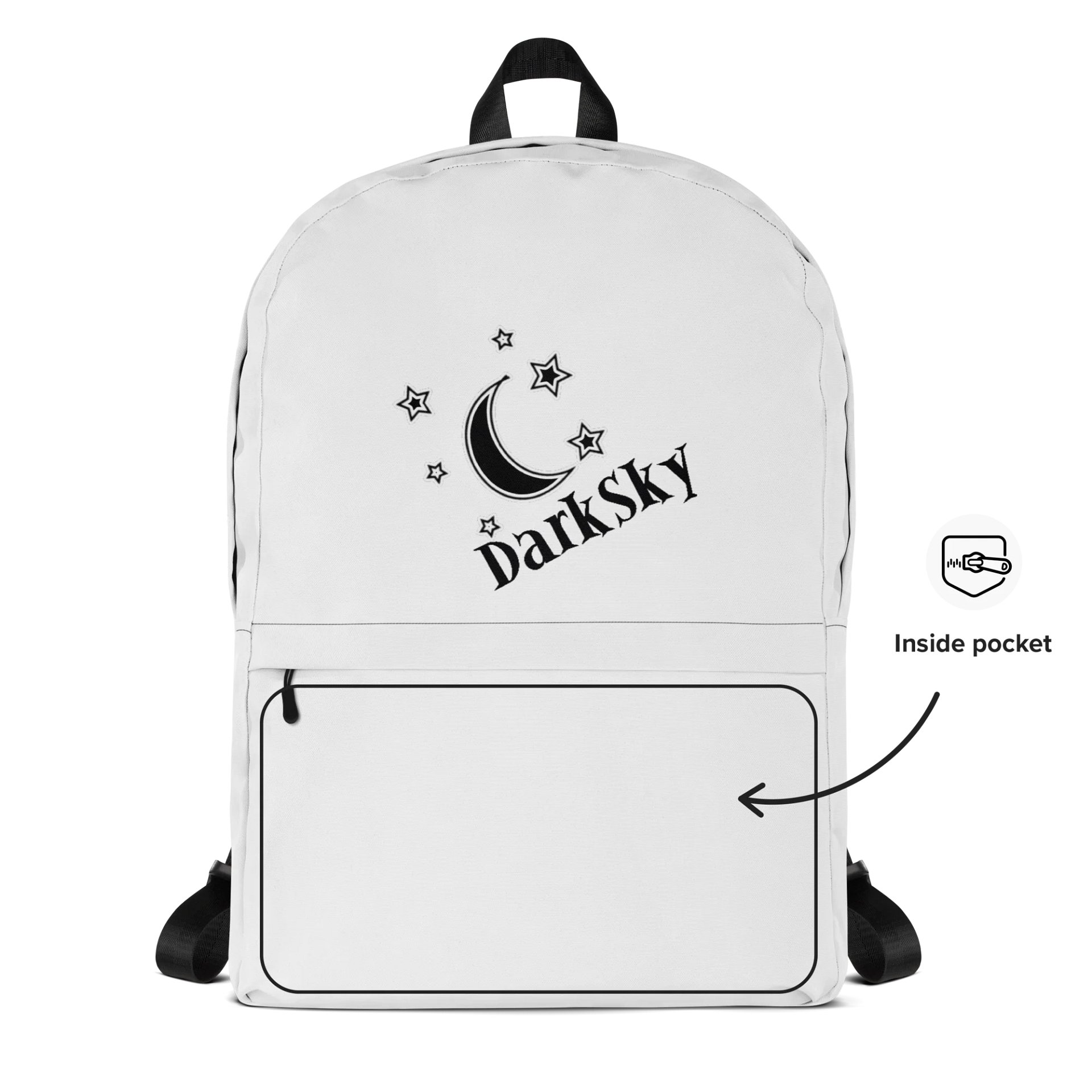 DarkSky Logo All-Over Print Backpack (Black) product image (2)