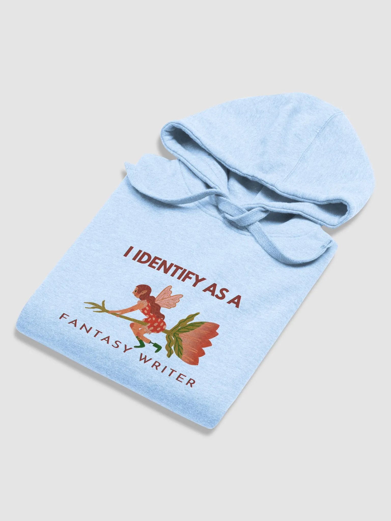 I Identify as a Fantasy Writer Sky Blue Unisex Hoodie product image (6)