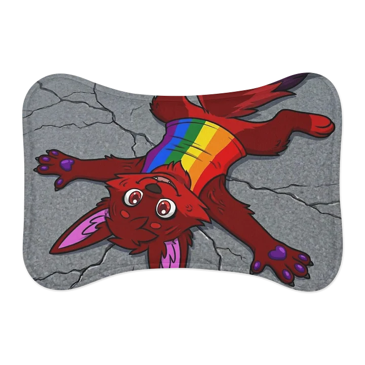 Rainbow Fotter Pet Feeding Mat product image (1)