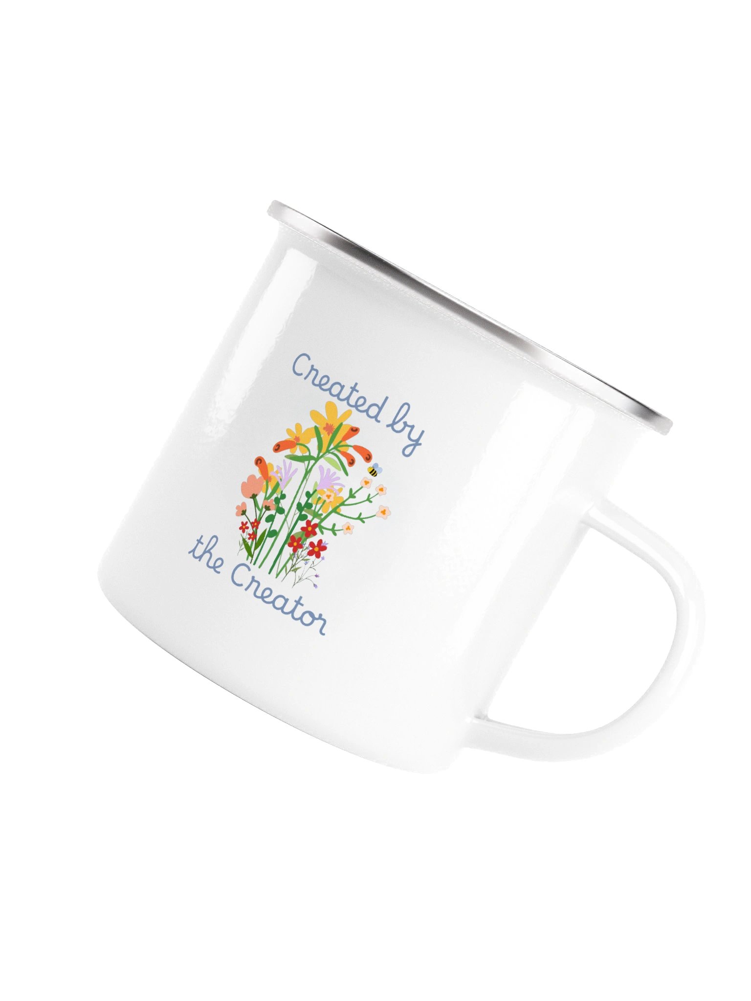 Created by the Creator Enameled Mug product image (3)