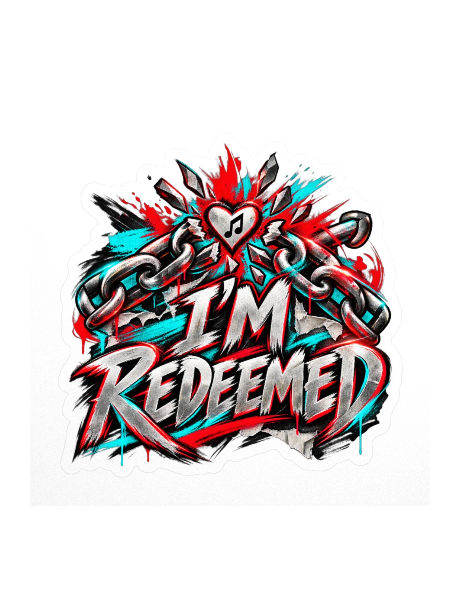 I'm Redeemed Kiss Cut Sticker product image (2)