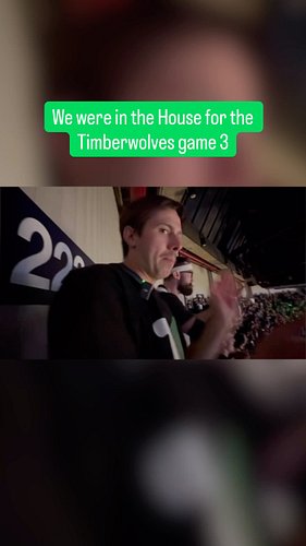We were in the house for the Timberwolves game 3 and had a DAY. Search 