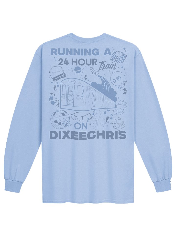 24hr Train Long Sleeve - Blue product image (1)