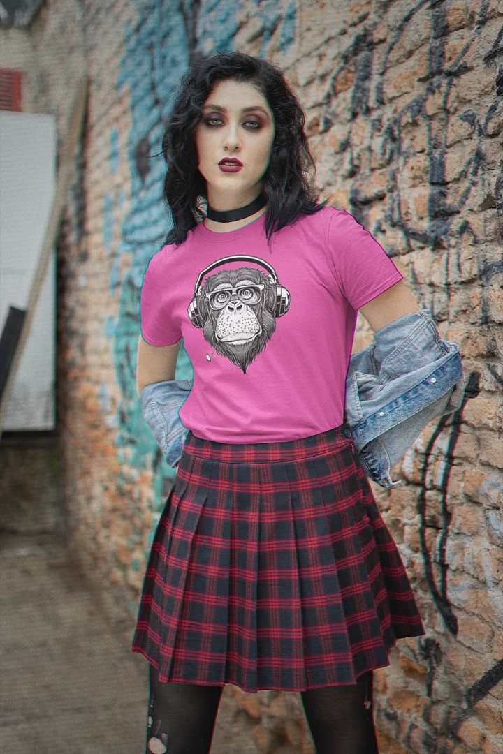 Monkey Business Womans T Shirt (Chico Chimp) product image (1)