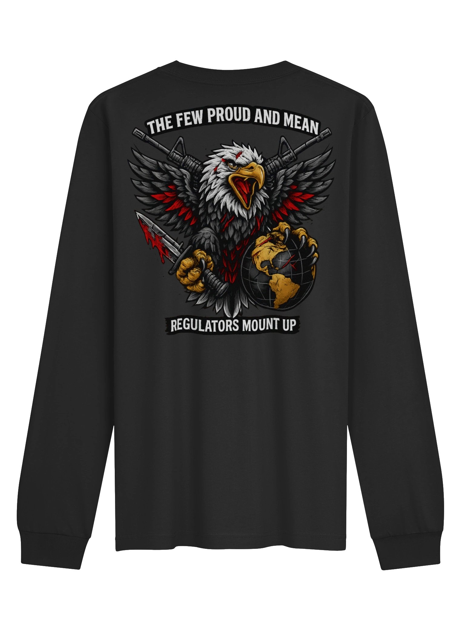 The Few Proud and Mean - Regulators Mount Up USMC Long Sleeve product image (4)