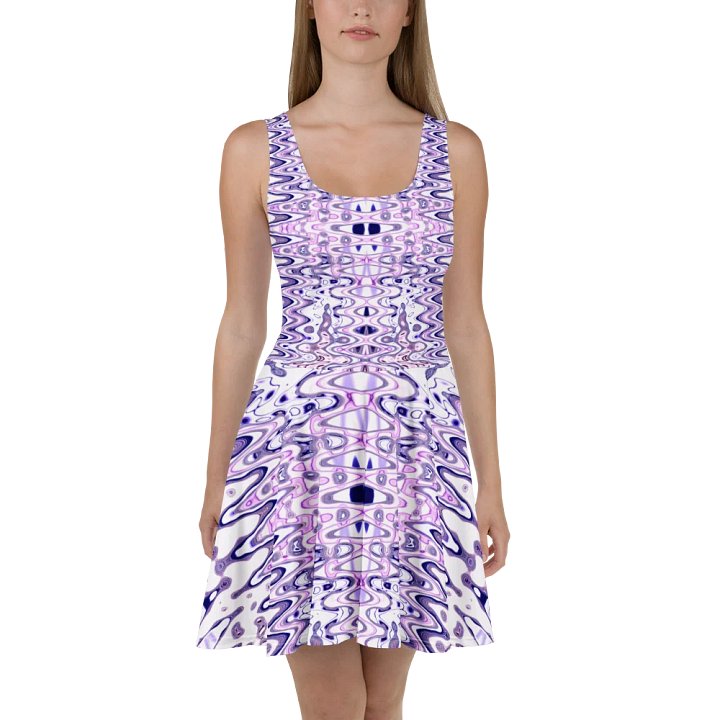 Violet Vortex Skater Dress product image (2)