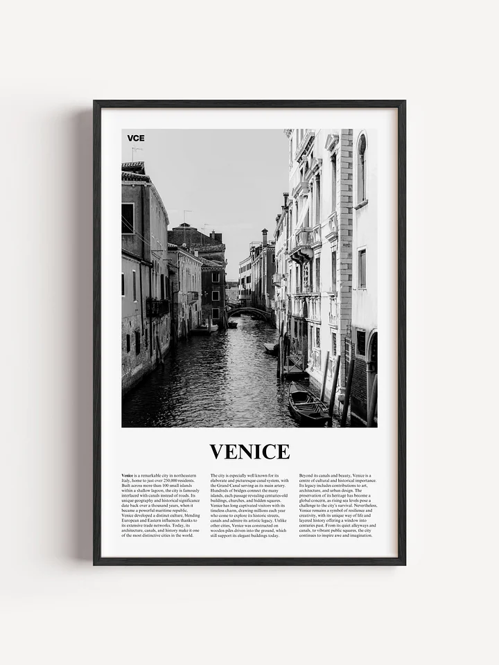 Venice 04 Newspaper Poster product image (1)