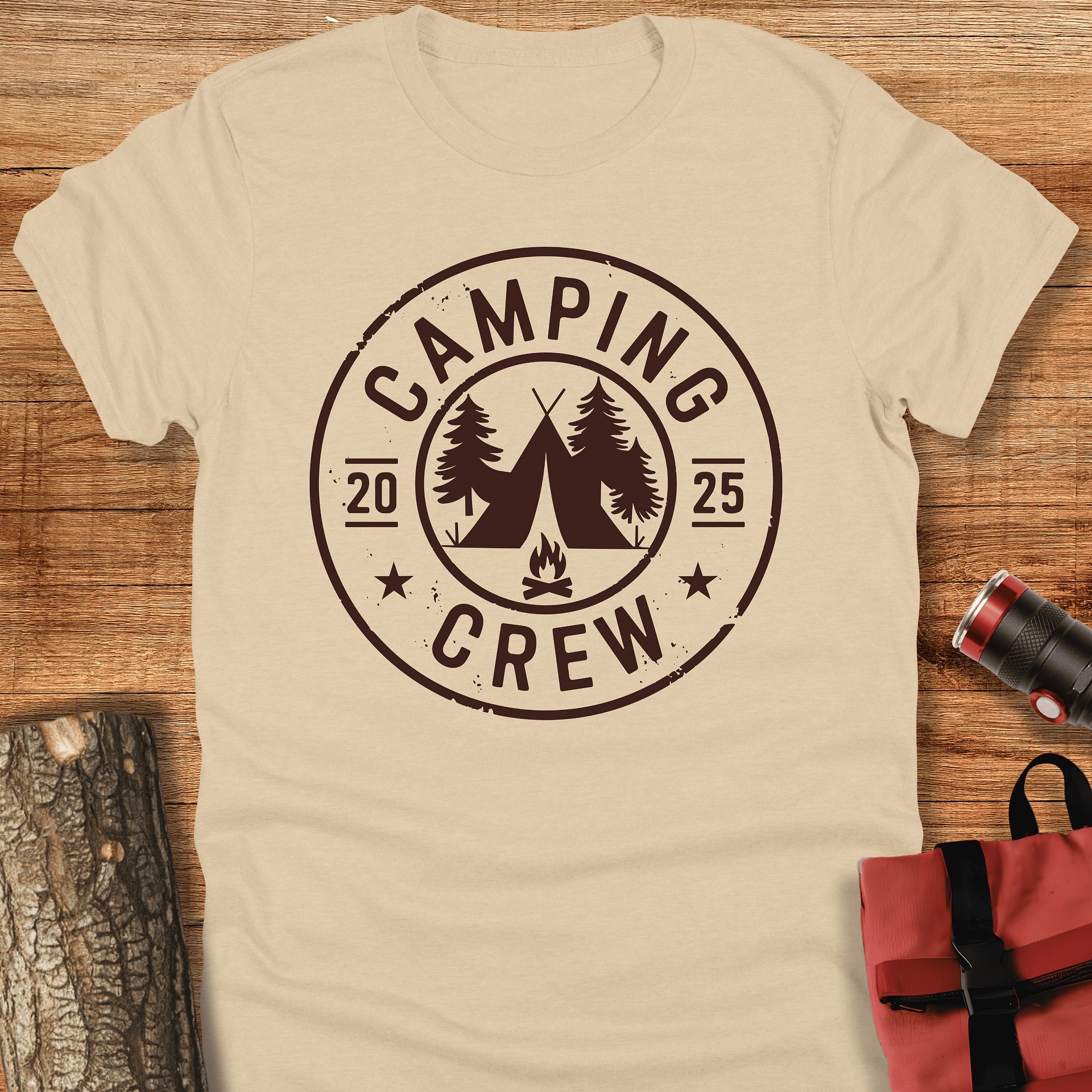Camping crew 2025, Matching unisex t-shirt product image (1)