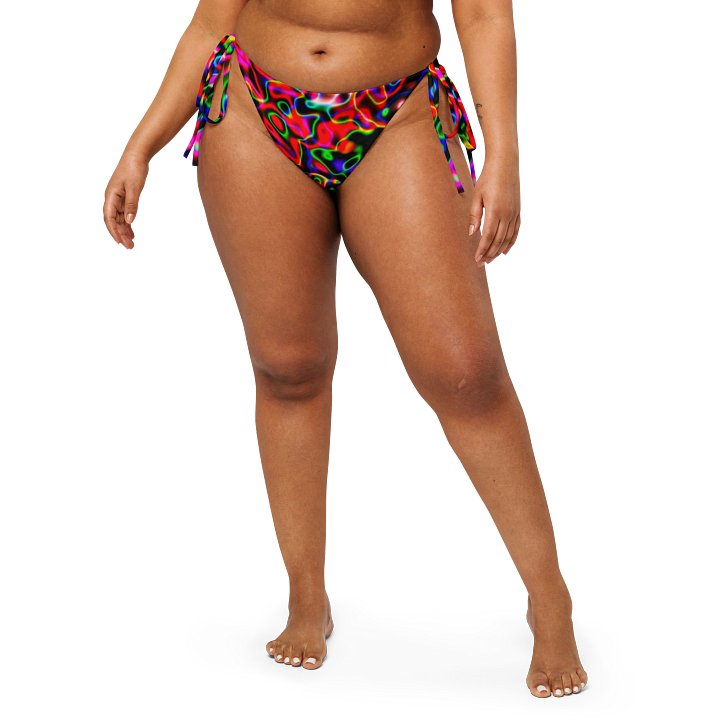 Psychedelic Wave String Bikini Bottom product image (1)