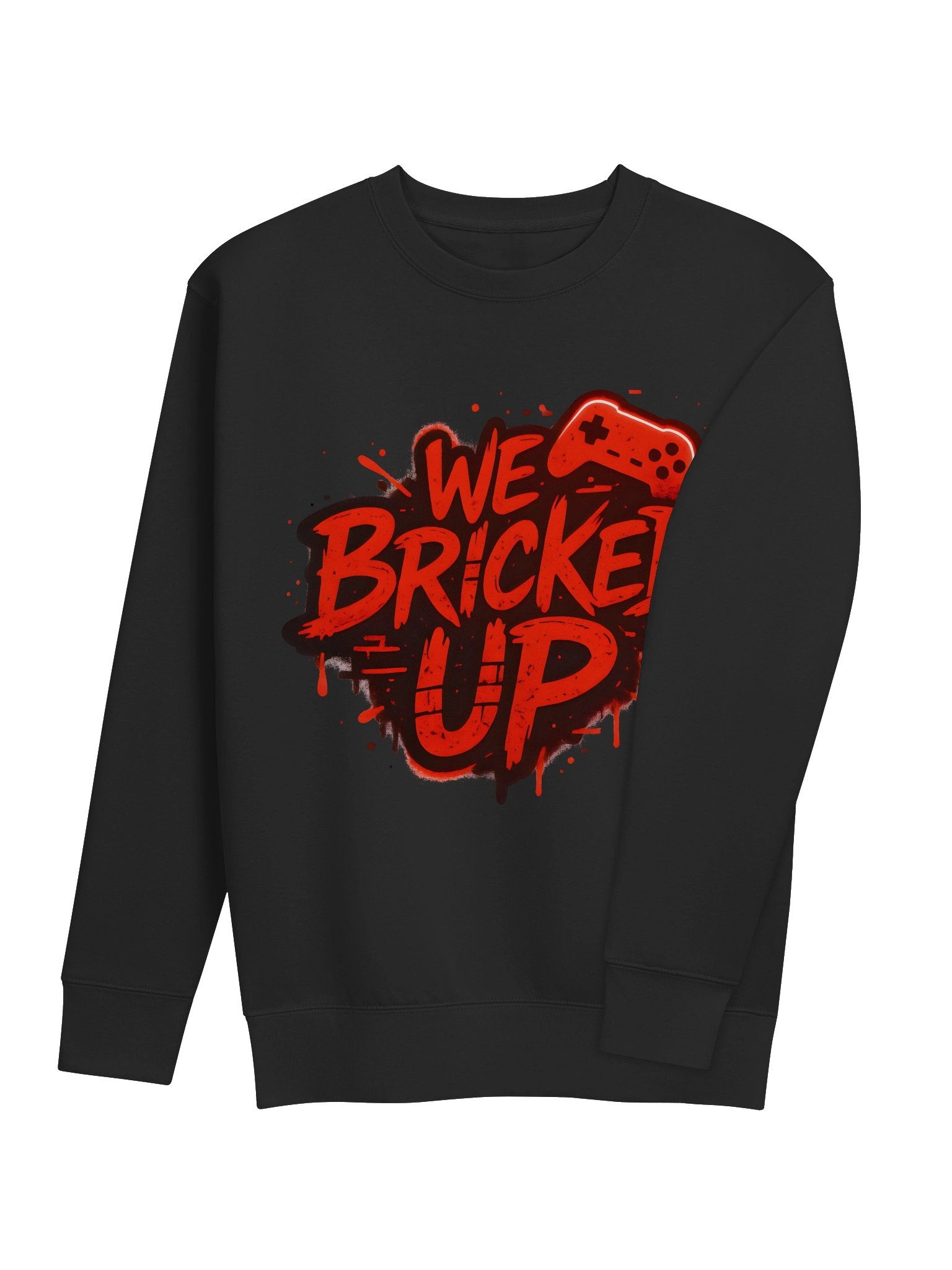 "Bricked Up" Red Cotton Heritage Premium Sweatshirt product image (4)