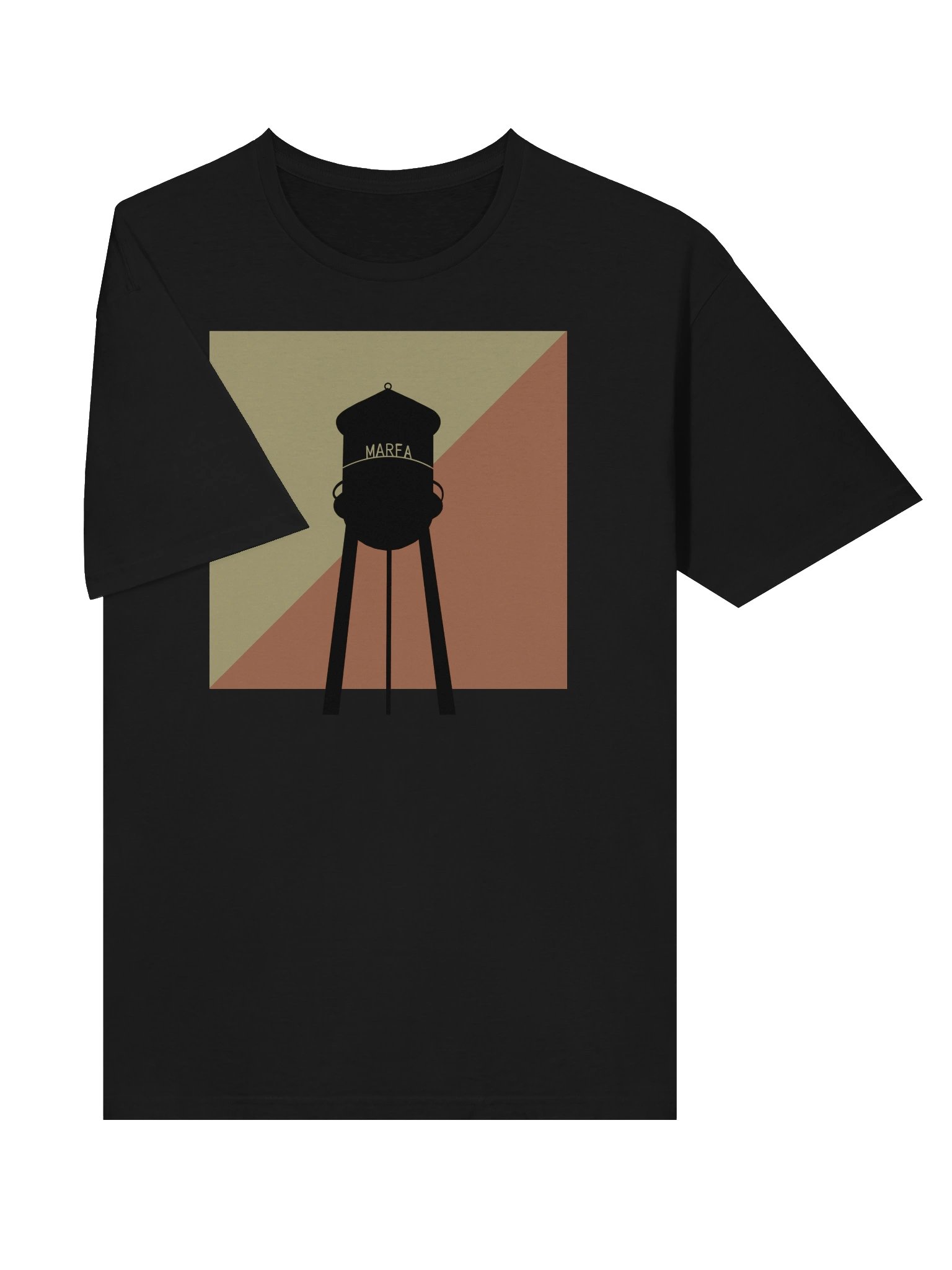 Marfa Water Tower Square Unisex Tee product image (3)