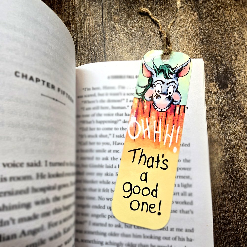Reading Donkey Bookmark product image (4)