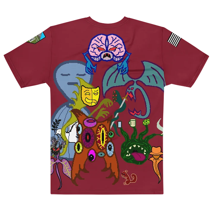 The Demons We Carry Cotton Red Shirt product image (2)