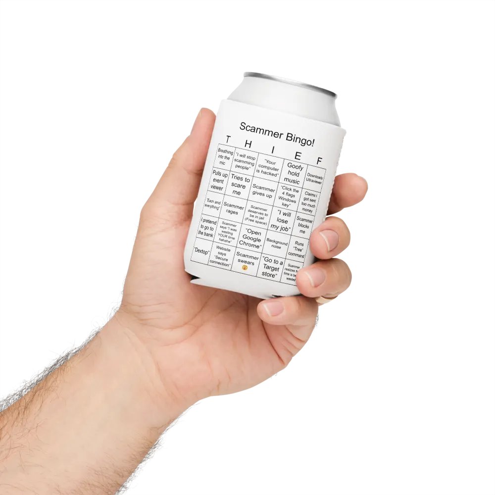 Scammer Bingo -Can Sleeve product image (4)