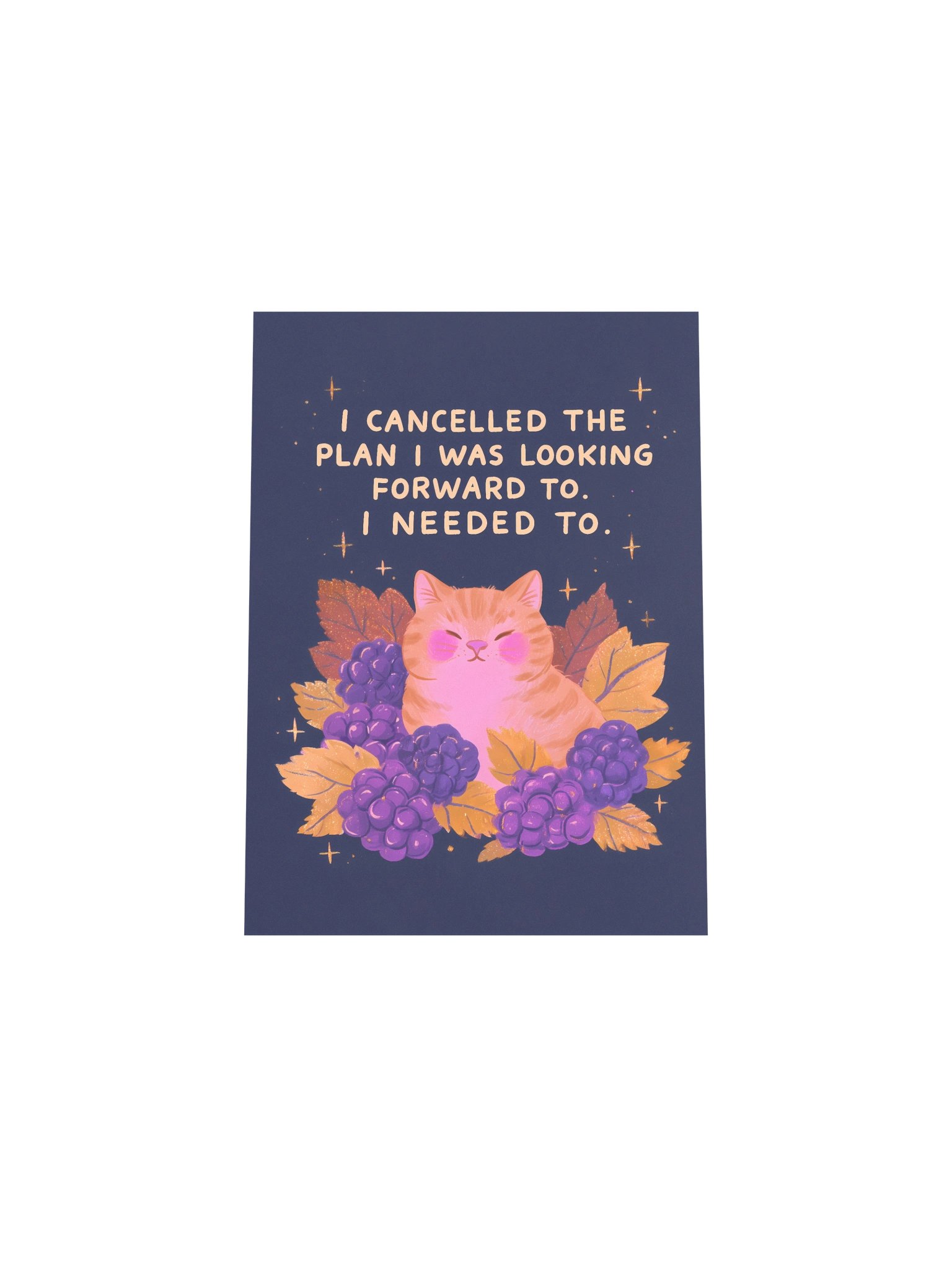 I Cancelled the Plan Cat Poster product image (31)