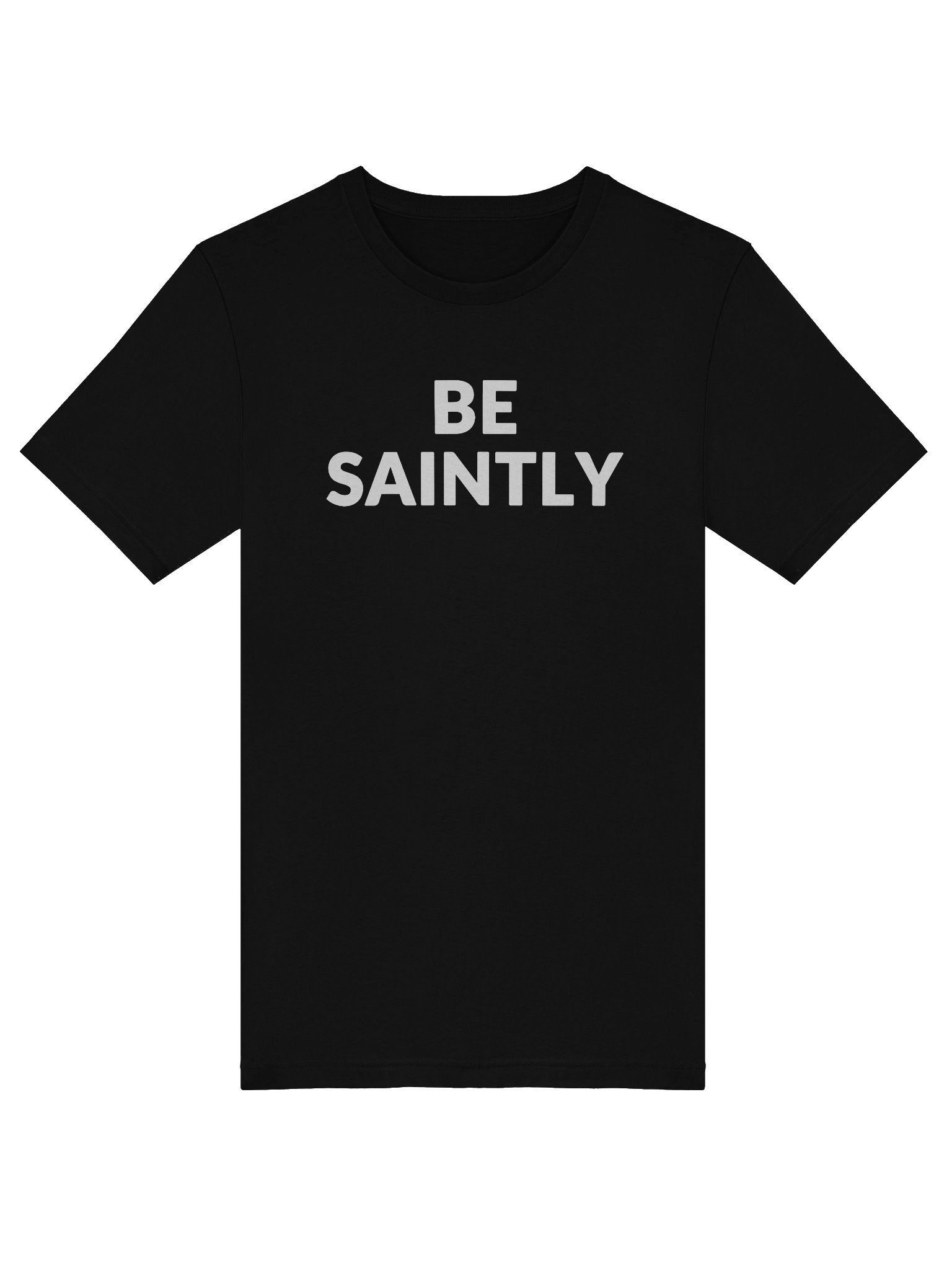 Be Saintly T-Shirt - Dark with White Lettering product image (77)