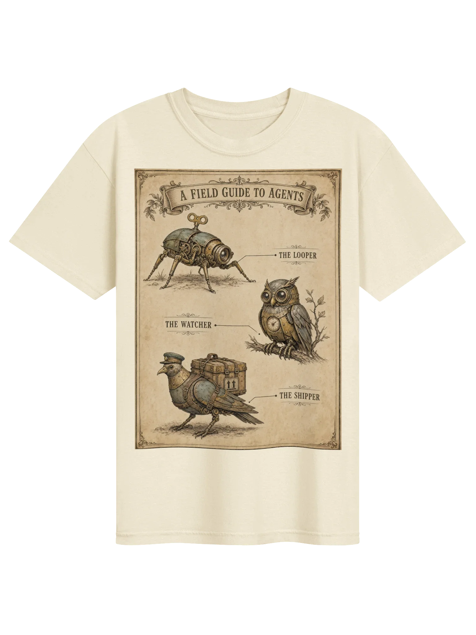 A Field Guide To Agents Tee