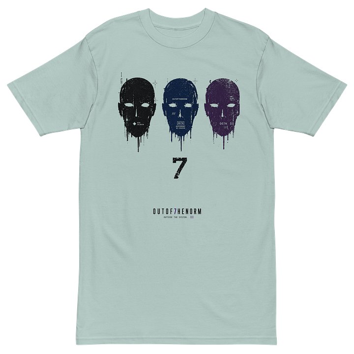 Drip Skull Trio '7' — Premium Heavyweight Tee product image (8)