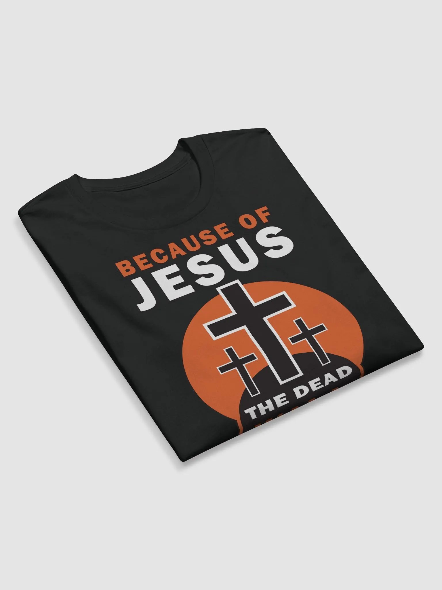 Because of Jesus Long Sleeve Tee product image (14)