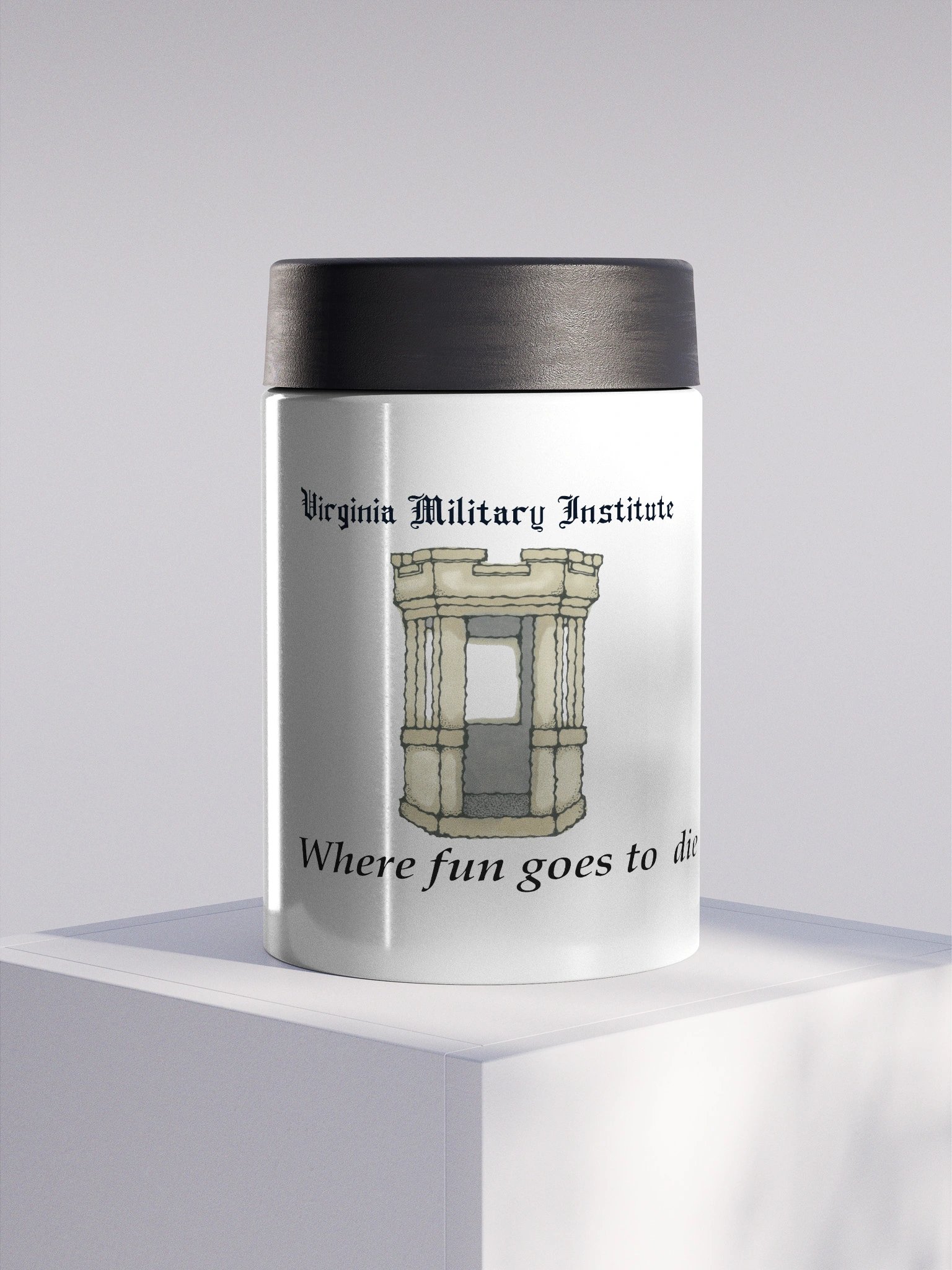 Where Fun Goes to Die Stainless Steel Koozie product image (1)