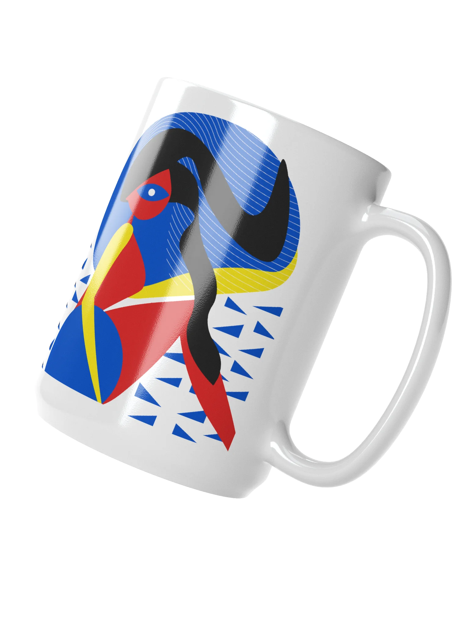 Mug: Abstract woman bathing in water product image (3)