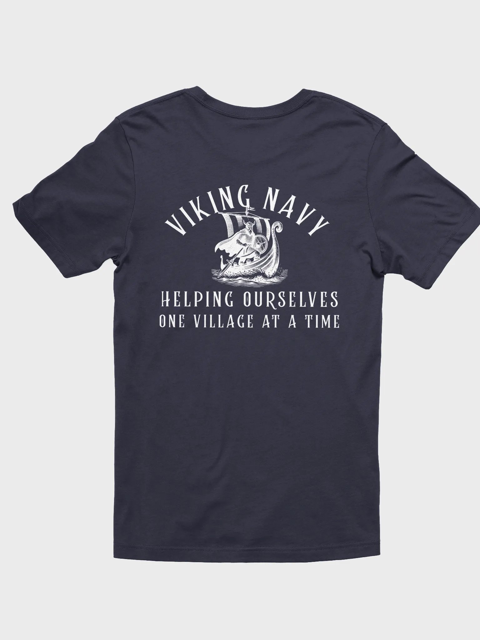 VIKING NAVY BACK PRINT T-shirt product image (2)