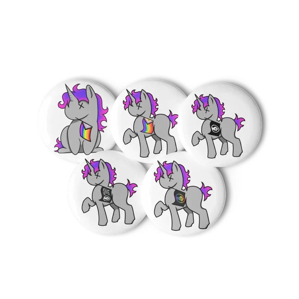 Unicorn flags Pin Set product image (6)