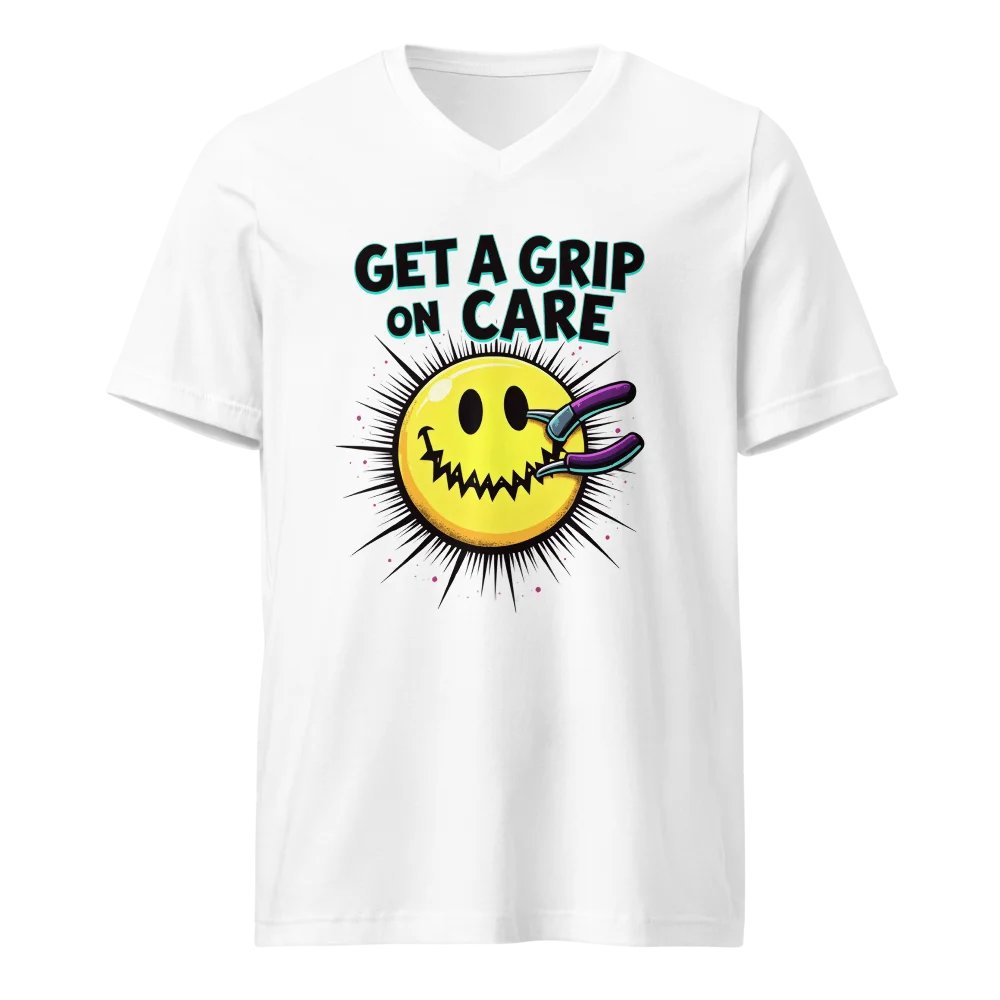 Stitched Smile V-Neck Tee product image (1)