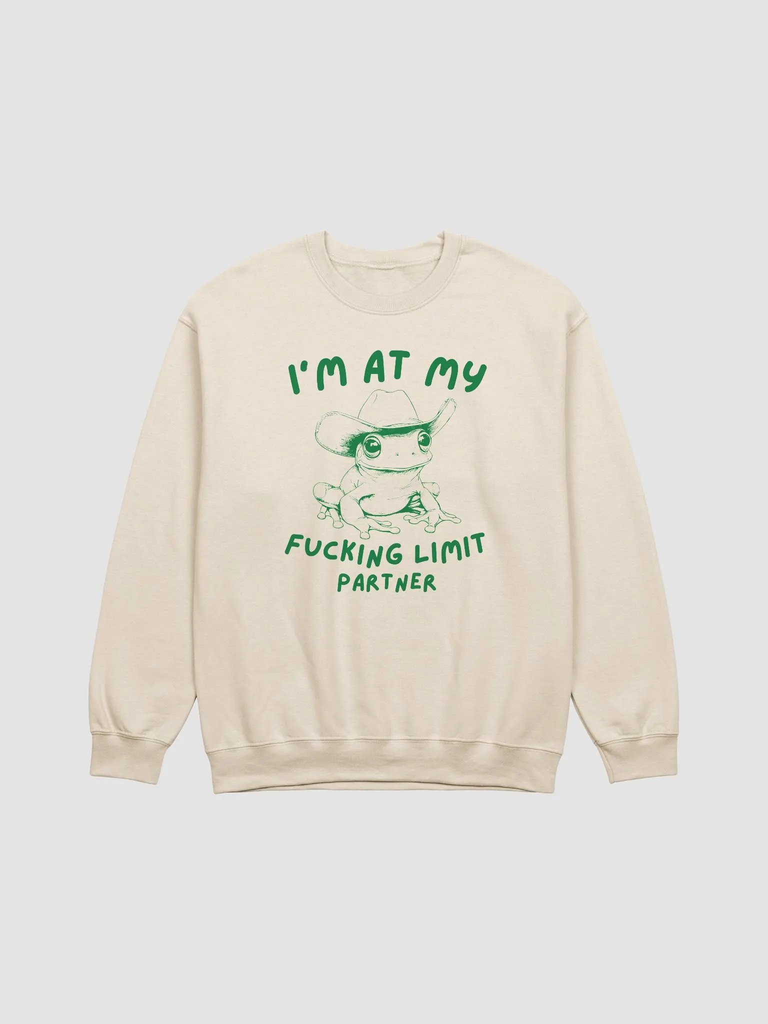 At my limit Crewneck product image (1)