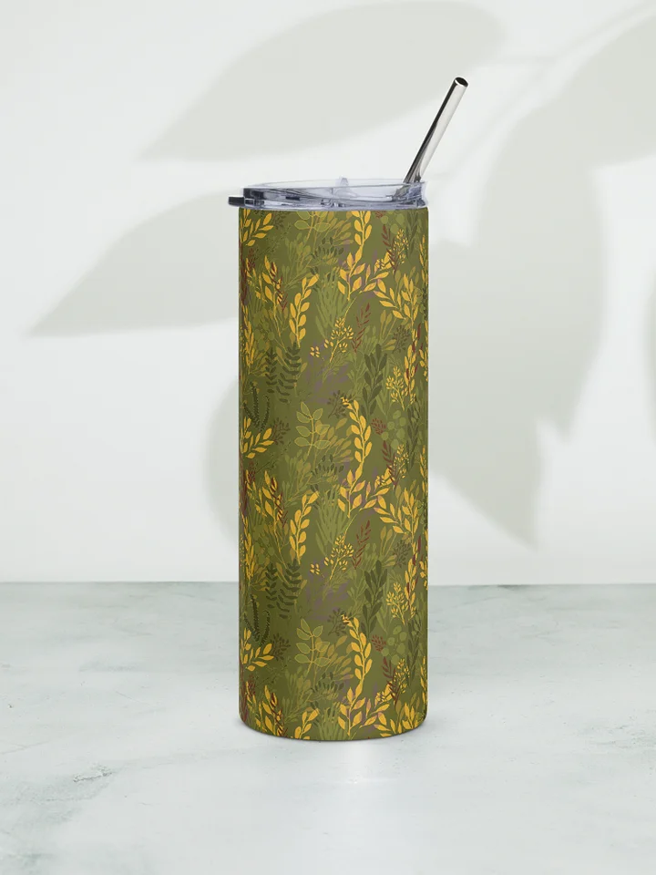 “Moving Meadows” 20-Ounce Stainless Steel Tumbler with Straw product image (1)
