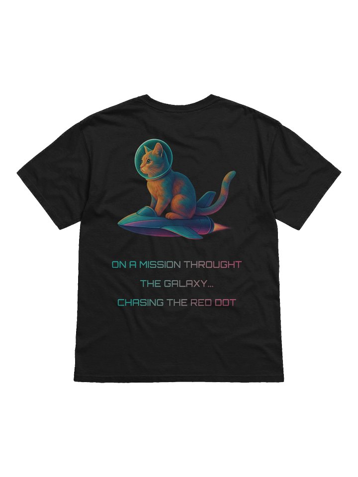 Cosmic Cat Tee – Chase the Red Dot product image (5)