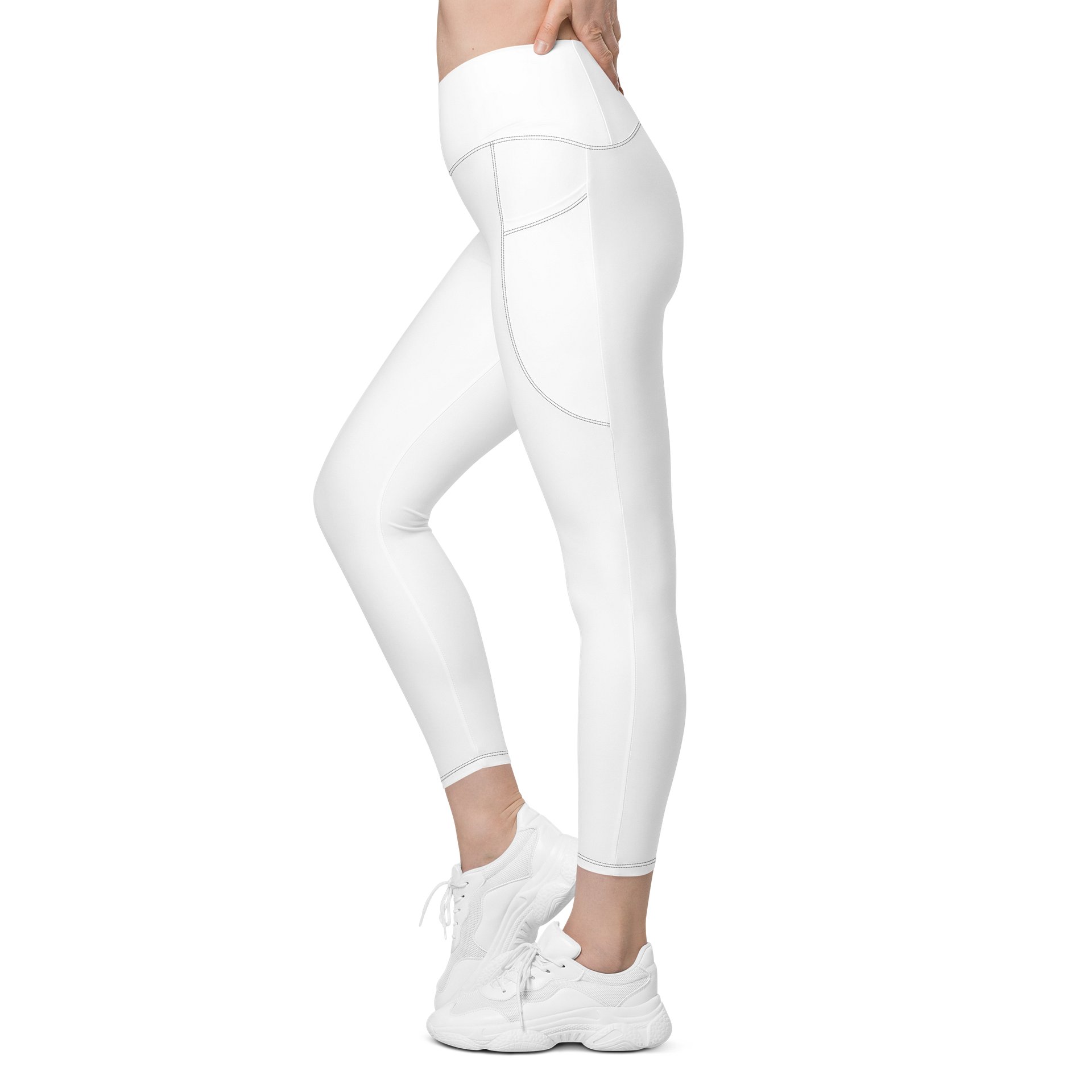 Sun-Kissed Crossover Leggings with Pockets product image (7)