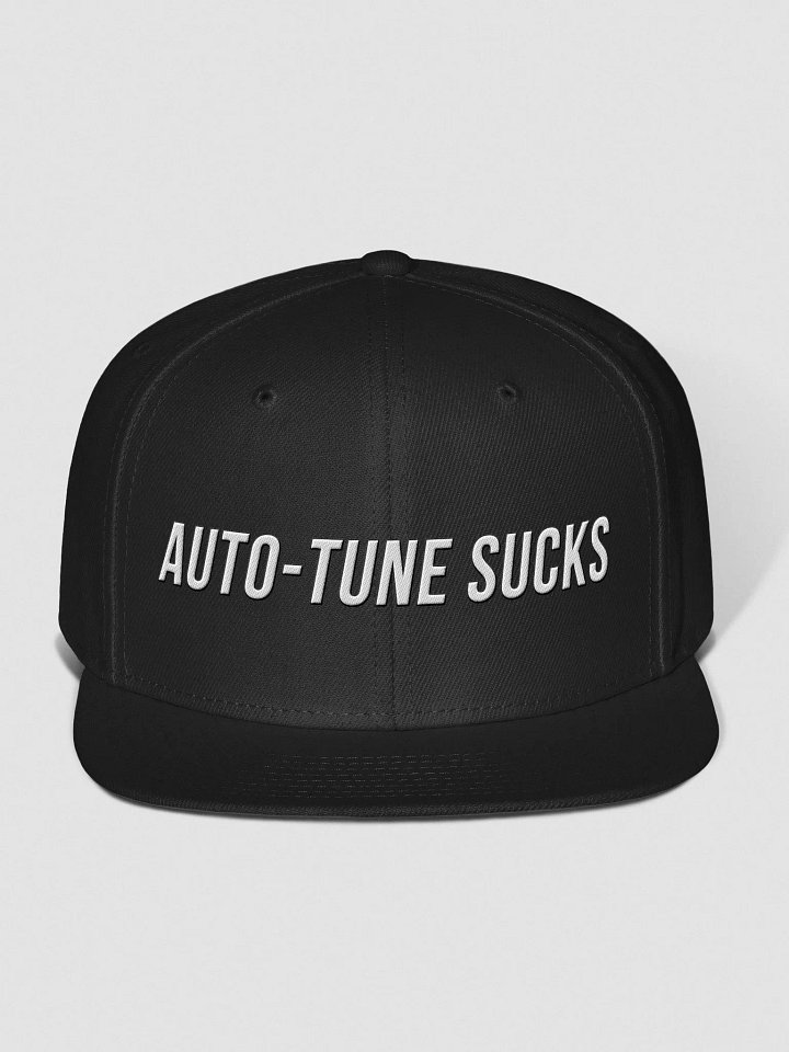 Auto-Tune Sucks Snapback Hat product image (1)