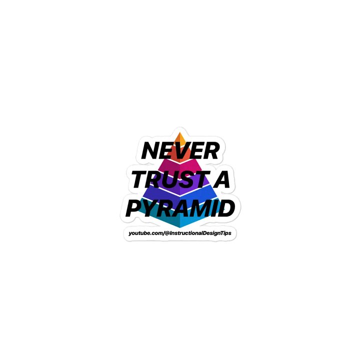 Never Trust a Pyramid Magnet product image (1)