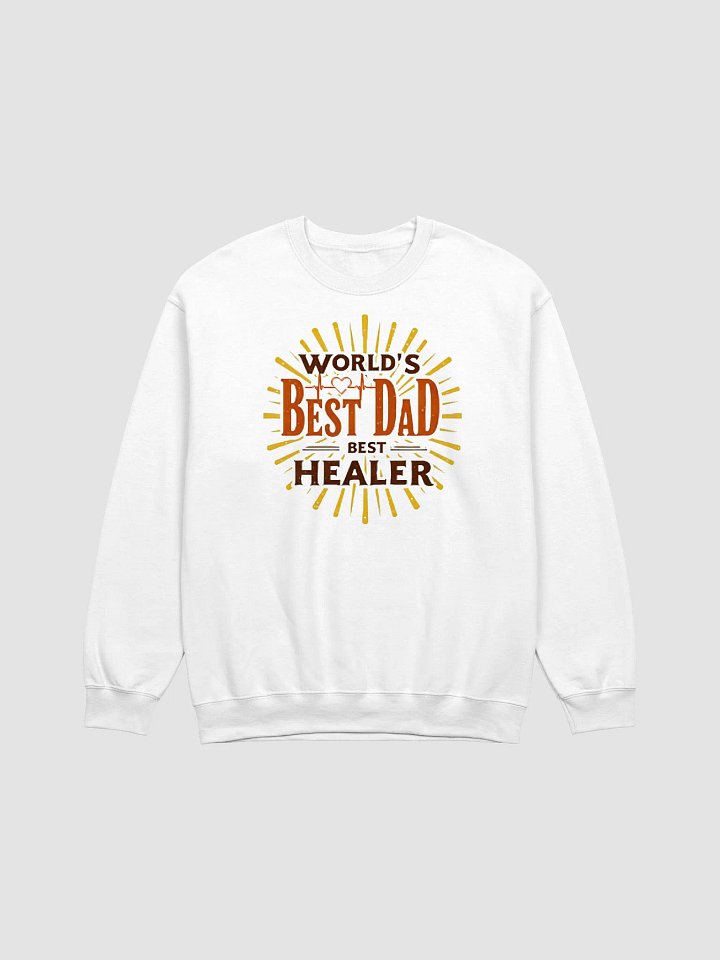 World's Best Dad ,Best Healer Crewneck Sweatshirt product image (4)