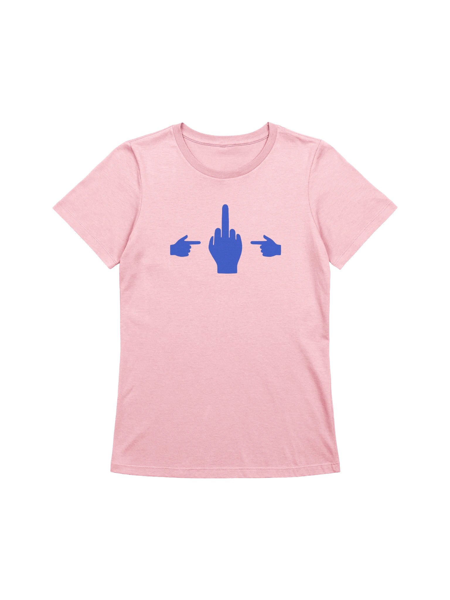 No Middle Finger Point ShopCo Royal Women’s Pink Tee product image (1)